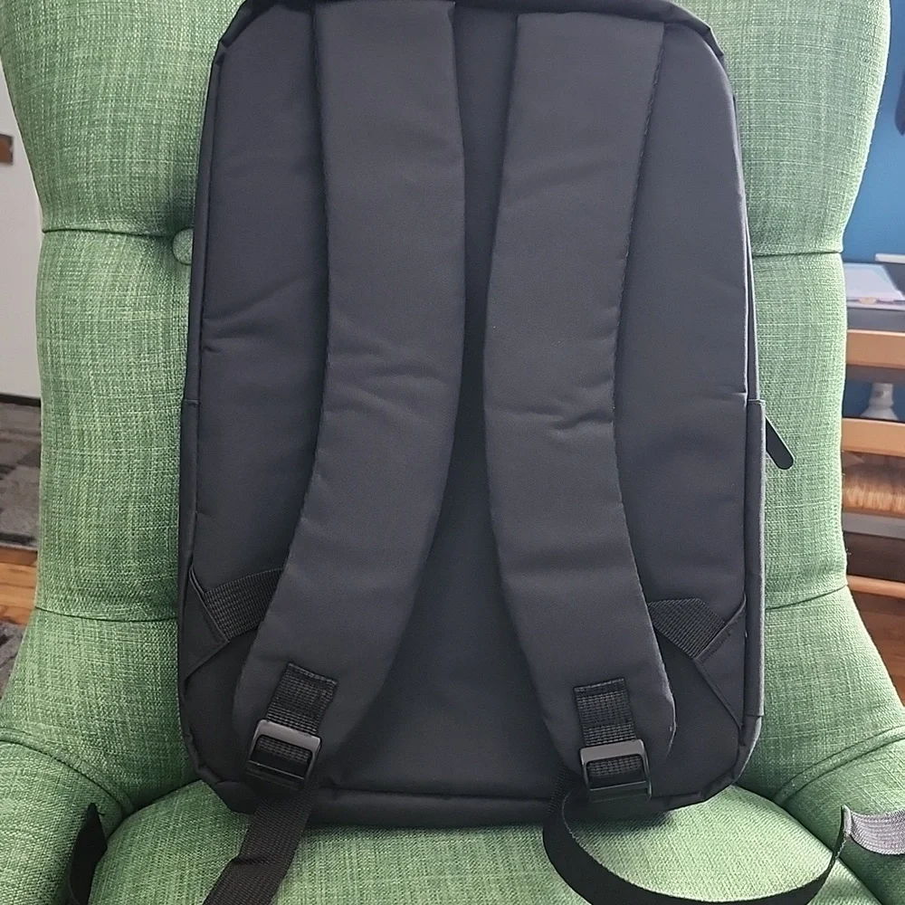 Sleek Black Men's Computer Backpack
